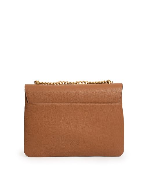 Borsa a spalla Love One Soft Big in pelle bottalata Marrone PINKO | 104527 A29QL17Q